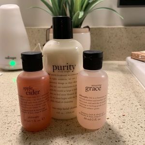 Face wash, shampoo, and shower gel